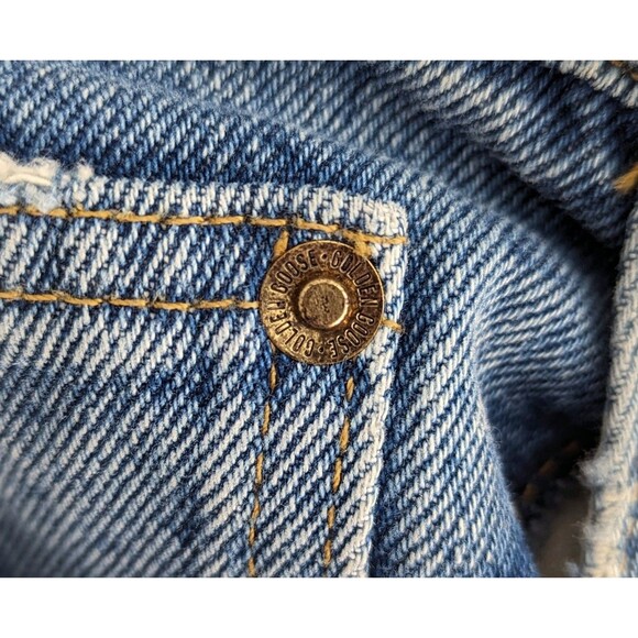 Golden Goose Deryn Cropped Flared Jeans Women's Size 30 Medium Wash Blue Denim - Picture 7 of 16